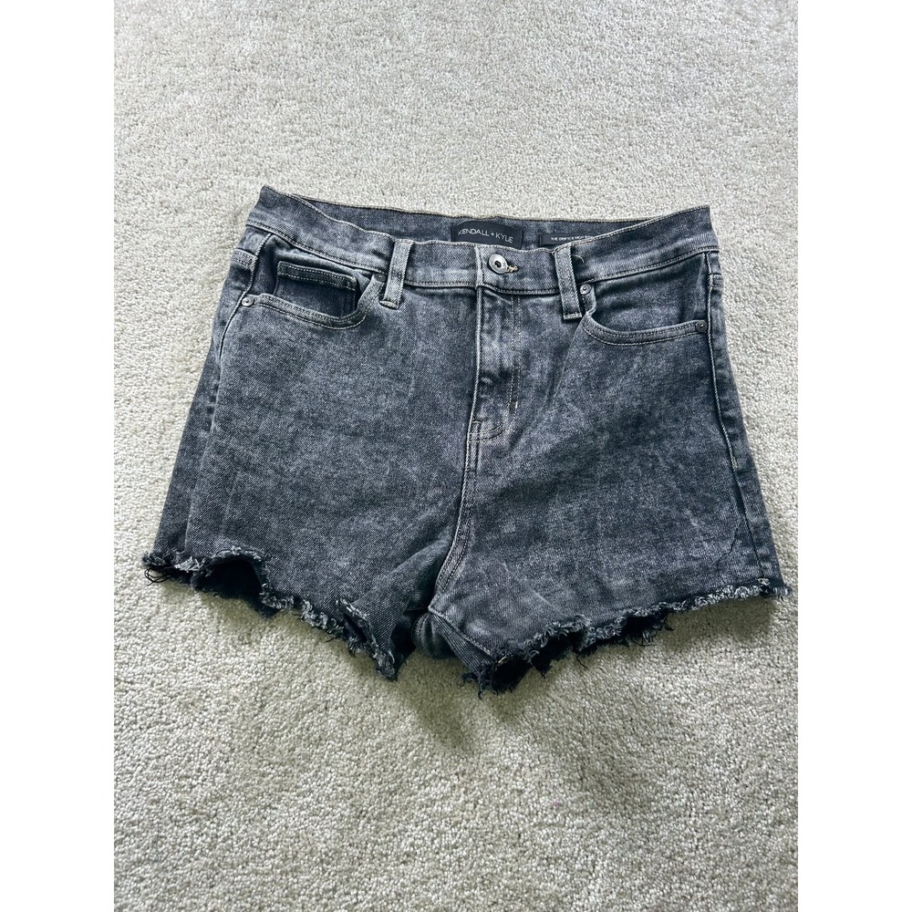 KENDALL +‎ KYLIE Women's Shorts Black 9 Denim High Rise
